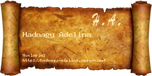 Hadnagy Adelina névjegykártya